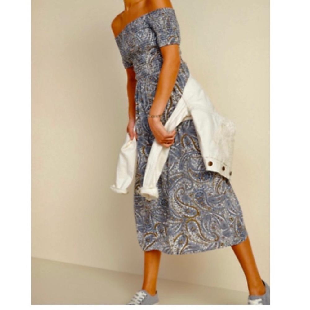 Old Navy Blue Midi Dress